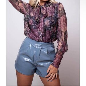 Bishop + Young Palomino Tie-Neck Top | Anthropologie | NWT | small